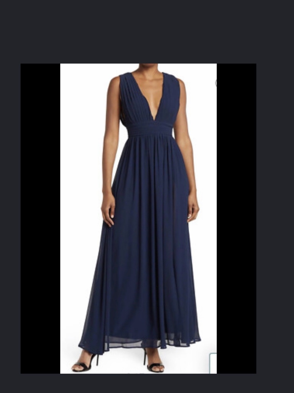 Love By Design Navy V-Neck Maxi Dress